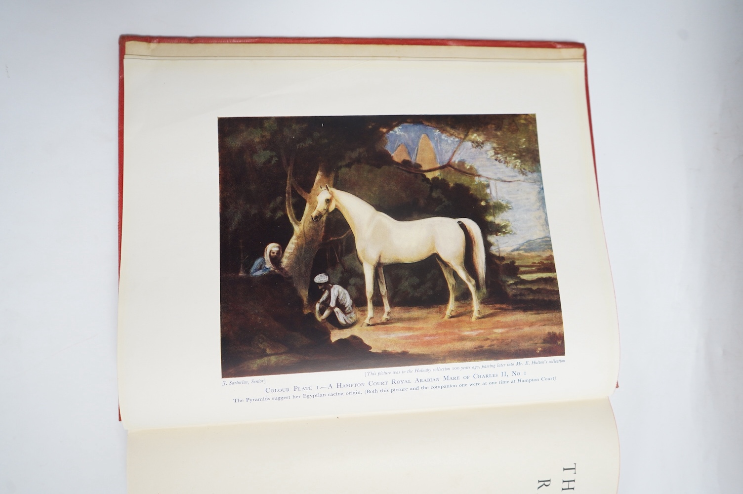 Wentworth, Lady Judith - Thoroughbred Racing Stock and its Ancestors: the authentic origin of pure blood. First Edition. very many plates (some coloured), folded map, text illus., errata slip; original gilt ruled and arm